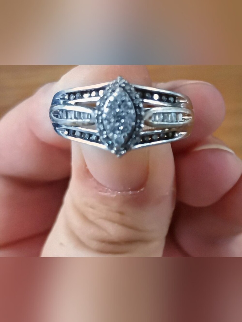 .925 Engagement CZ ring